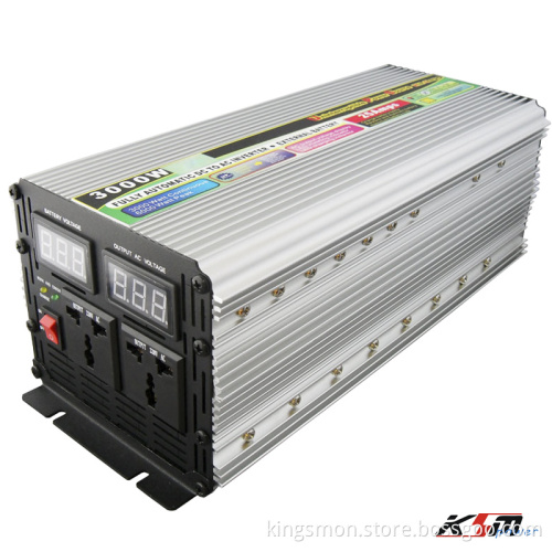 Modify Sine Wave DC 12V/24V AC110/220/230/240V 3000W 6000W Peak off-Line High Frequency UPS Solar Power Inverter with Charger